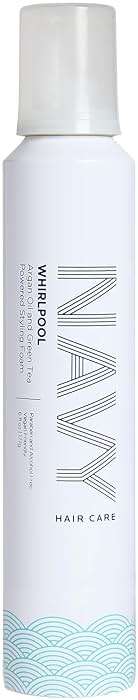NAVY Hair Care Whirlpool Styling Foam for Curly Hair | Made with Argan Oil and Green Tea for Frizz Control | 6 oz - Image 1