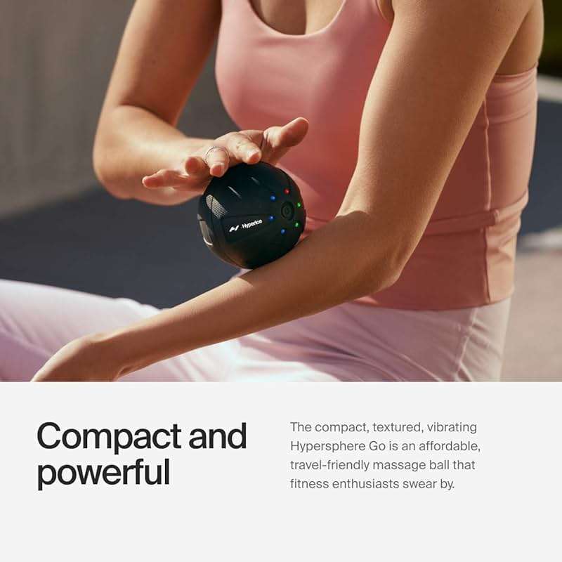 Hyperice Hypersphere Go - Vibrating Massage Ball for Muscle Recovery, Myofascial Release and Soreness Relief - Portable Fitness Massager, Perfect for use at the Gym, or at Home - Image 2