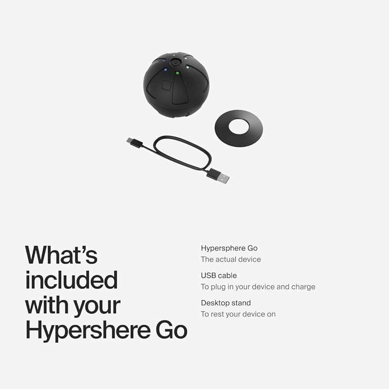 Hyperice Hypersphere Go - Vibrating Massage Ball for Muscle Recovery, Myofascial Release and Soreness Relief - Portable Fitness Massager, Perfect for use at the Gym, or at Home - Image 6