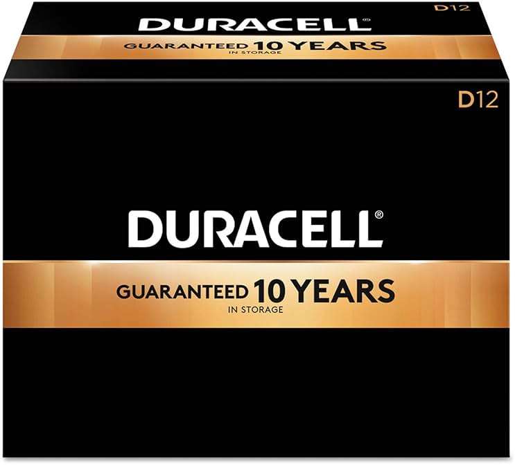 Duracell PGD MN1300 Coppertop Battery, Alkaline, D Size (Pack of 12) - Image 1