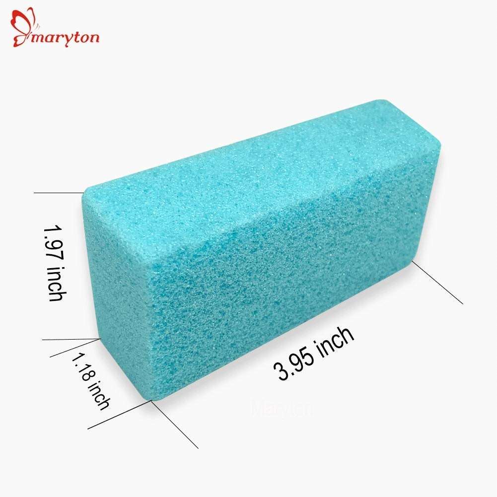 Maryton Pumice Sponge for Feet, Ultimate Pedicure Stone Callus Remover & Foot Scrubber Bulk Pack of 4(Assorted Colors) - Image 2
