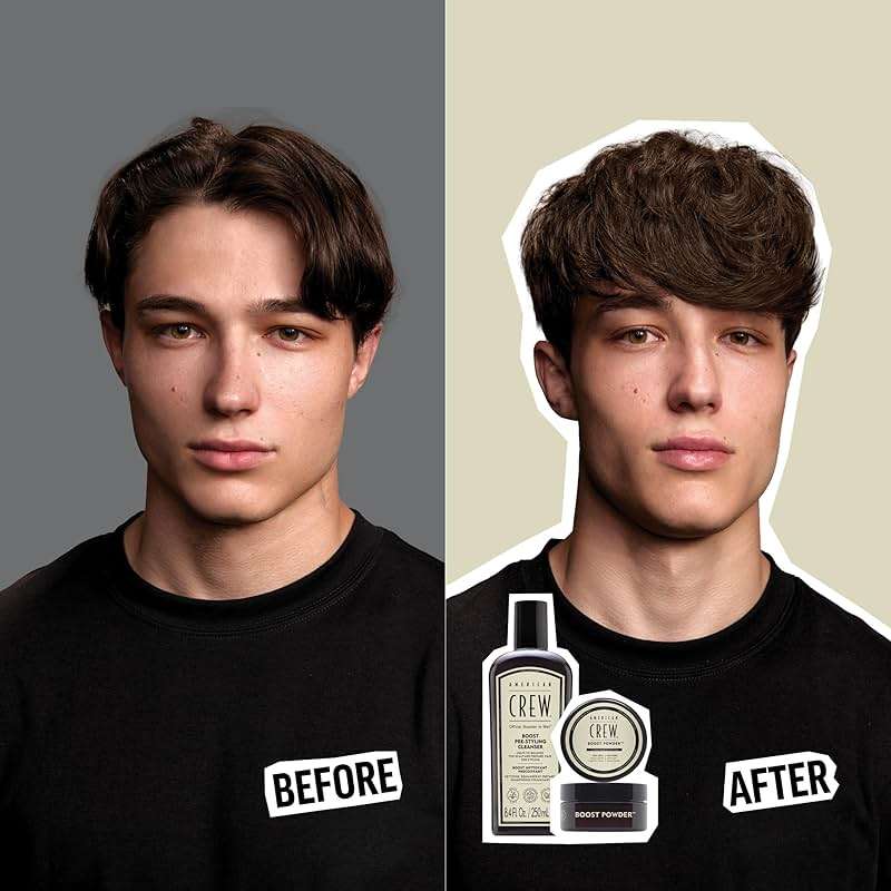 AMERICAN CREW Men's Pre Styler Boost Shampoo for Fine & Thin Hair, Instantly Volumizing Formula, Adds Volume, Lift, & Shine, Vegan, 8.4 fl oz - Image 4
