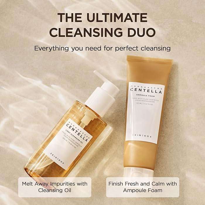 SKIN1004 Madagascar Centella Light Cleansing Oil 6.76 fl.oz, 200ml | Gentle Oil Cleanser for Face, Korean Facial Cleanser, Double Cleansing - Image 7