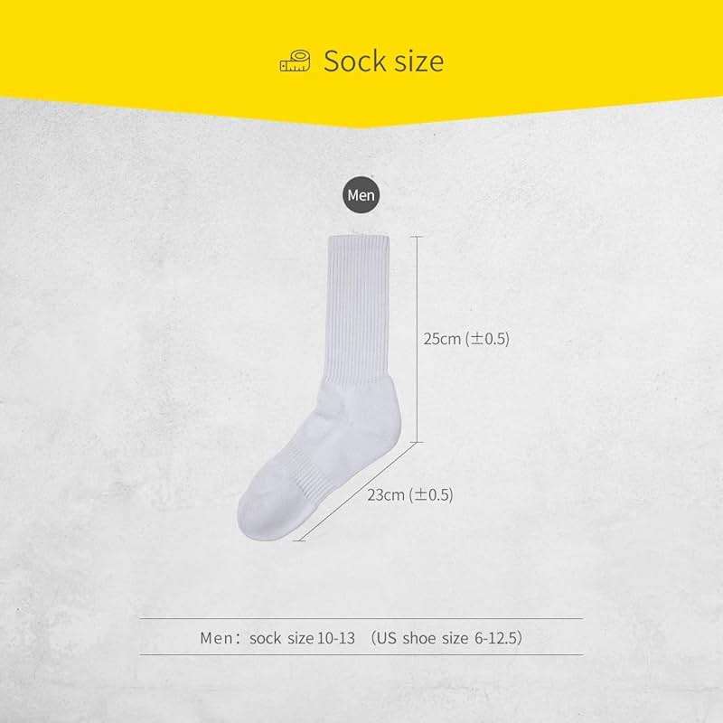 SOX TOWN Unisex Cushioned Crew Training Athletic Socks Men & Women with Combed Cotton Moisture Wicking Breathable Performance - Image 5