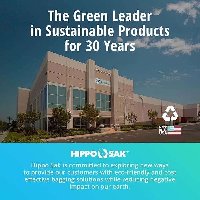 Hippo Sak - Tall Kitchen Garbage Bags with Ergonomic Handles - 13 Gallon Trash Bags Made from Recycled Ocean Bound Plastic - Super Strong and Leak Proof Tall Kitchen Trash Bags (90 Count) - Image 7