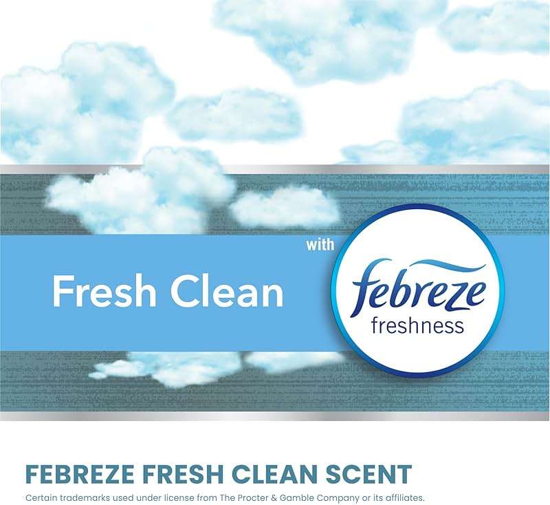 Glad Tall Kitchen Drawstring Trash Bags - Odorshield 13 Gallon White Trash Bag, Febreze Fresh Clean, 110 Count - Image 3