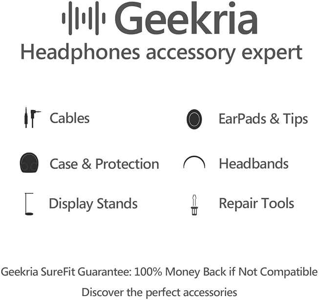 GEEKRIA USB-C Digital to Audio Cable Compatible with Sony ULT WEAR, WH-1000XM6/1000XM5/1000XM4, WH-XB910N, WH-CH720N, INZONE H5, Replacement Type-C Audio Cord (5.6ft / 1.7m) - Image 7