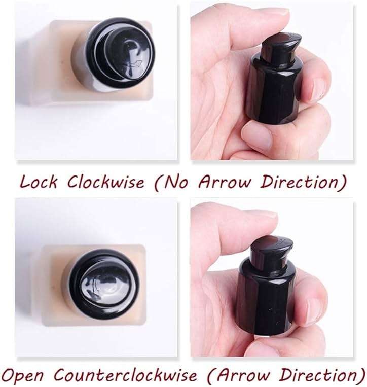 2PCS Replacement Foundation Pump for MAC Studio Fix Fluid Foundation(Black) - Image 5