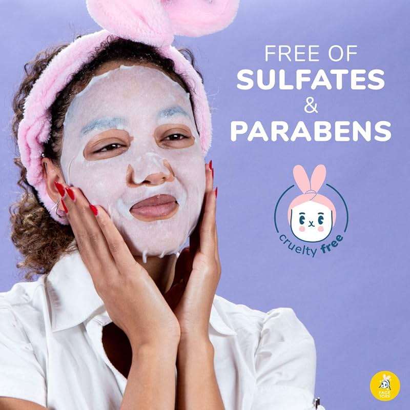 FACETORY K Beauty Face Mask Skin Care - BEST OF 7 COLLECTION Sheet Mask Set | Natural Premium Korean Face Mask For All Skin Types - No Sulfates No Parabens (7 pc) - Image 6