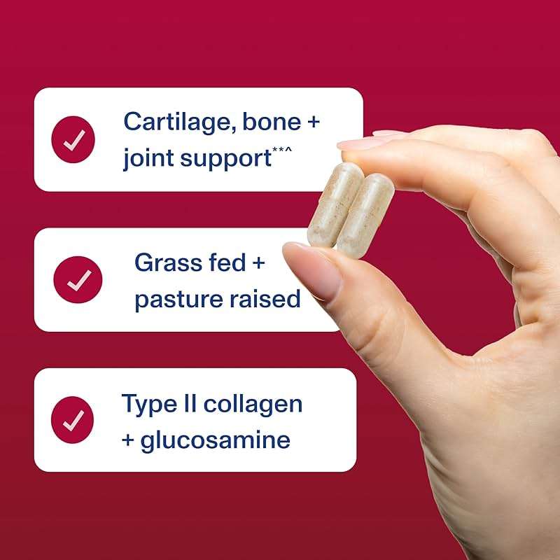 Vital Proteins Cartilage Collagen Pills, Type II Collagen & Chondroitin Sulfate Supplement for Recovery & Healthy Hair, Skin, Nails and Joints - 750 mg Serving with 120 Capsules - Image 7