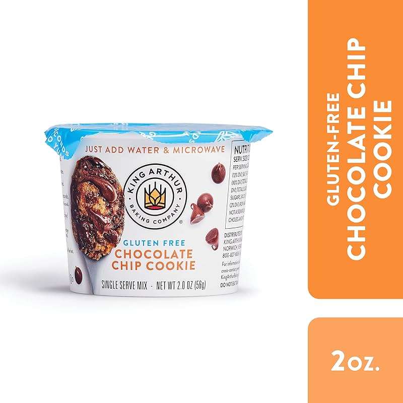 King Arthur Flour Gluten-Free Single Serve Chocolate Chip Cookie Mix, 2 Oz, 12 Count - Image 3