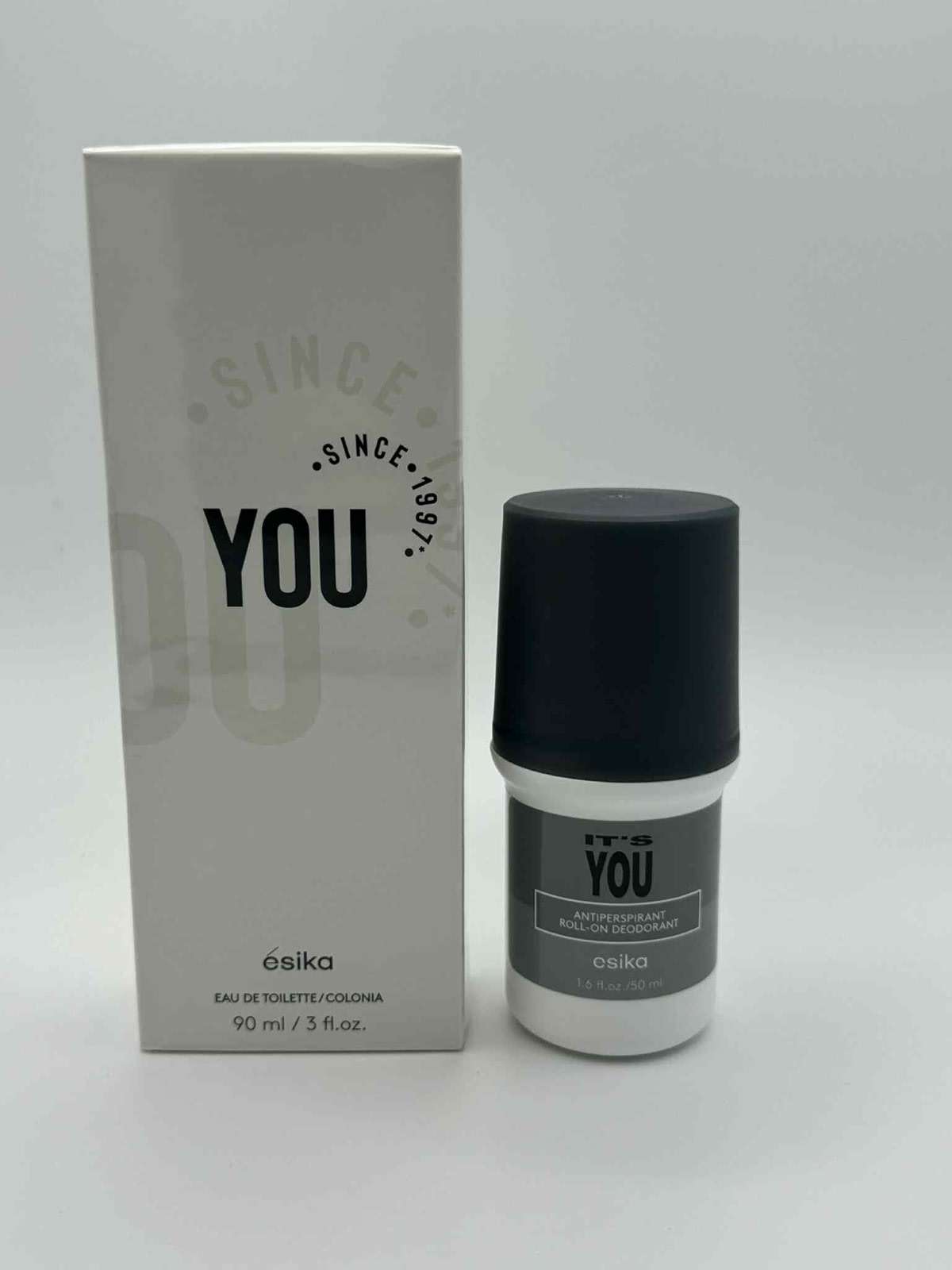 It's You Unisex by Esika, Eau de Toilette 3.4 fl. oz. and Antiperspirant Roll-On Deodorant 1.7 fl. oz. - Image 1