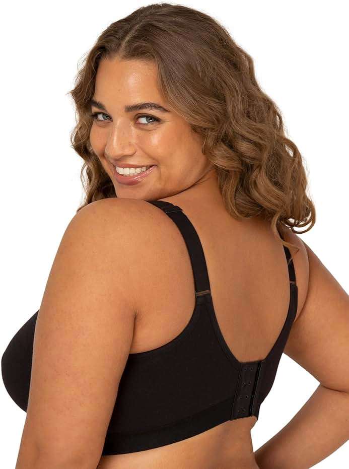 Fruit of The Loom Womens Plus Size Wireless Cotton Bra - Image 2