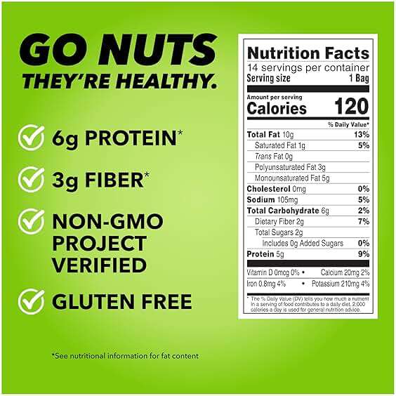 Wonderful Pistachios No Shells, Roasted & Salted Nuts, 0.75 Ounce Bag (Pack of 14), Protein Snacks, Vegan Snacks, On-the-Go, Individual Snacks for Adults - Image 3