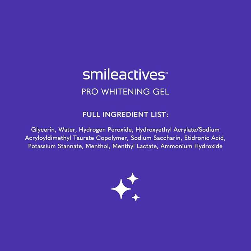 Smileactives Teeth Whitening Gel, Clinical-Grade Hydrogen Peroxide for Long Lasting White Teeth – Simply Add to Toothpaste to Permanently Remove Coffee Stains & More, 2 oz - Image 8