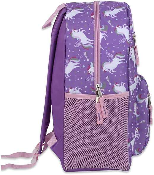 Trail maker 17” Kids Character School Backpacks Plush for Girls with Side Pockets, Padded Straps - Image 4
