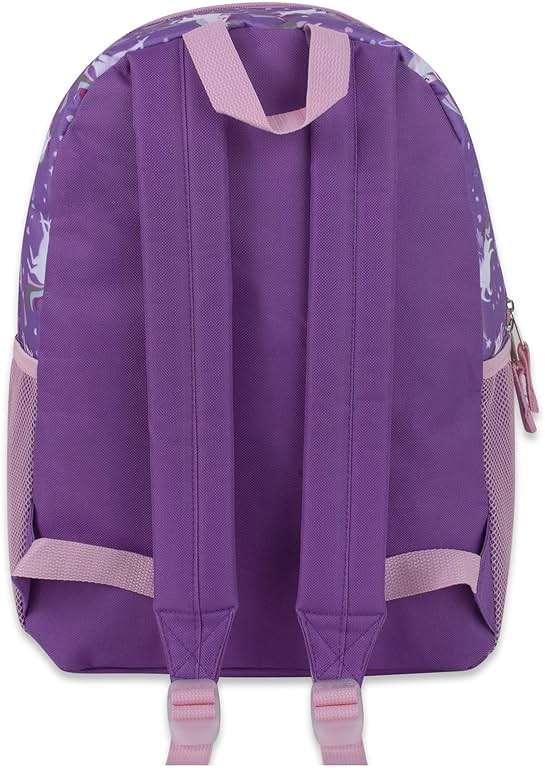 Trail maker 17” Kids Character School Backpacks Plush for Girls with Side Pockets, Padded Straps - Image 5