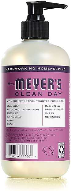 MRS. MEYER'S CLEAN DAY Liquid Hand Soap, Cruelty Free, Plum Berry Scent, 12.5 oz- Pack of 3 - Image 2