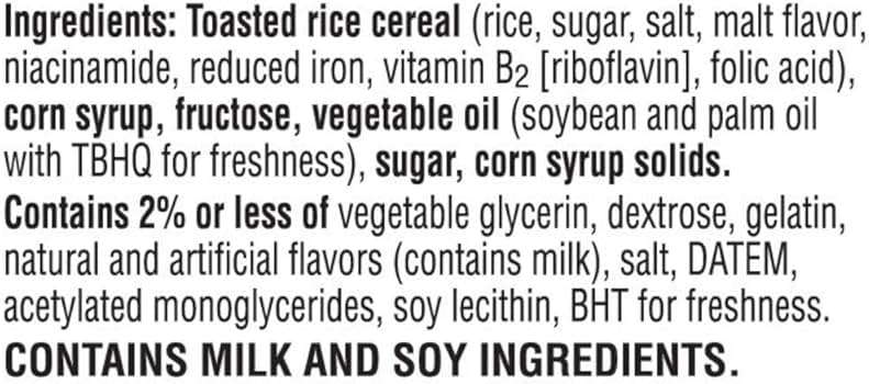 Kellogg's, Rice Krispies Treats Crispy Marshmallow Mini-Squares, Original, Single Serve, Display Box Caddy, 0.39 oz Bars (50 Count) - pack of 3 - Image 3