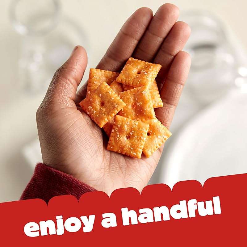 Cheez-It Cheese Crackers, Baked Snack Crackers, Lunch Snacks, Original (40 Packs) - Image 7