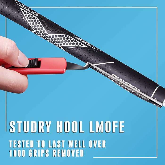 CHAMPKEY Deluxe Grip Repair Kits for Regripping Golf Clubs - Inlcudes Hook Knife, 2" x 10" Professional Tapes, 5 oz Solvent and Rubber Vise Clamp - Image 4