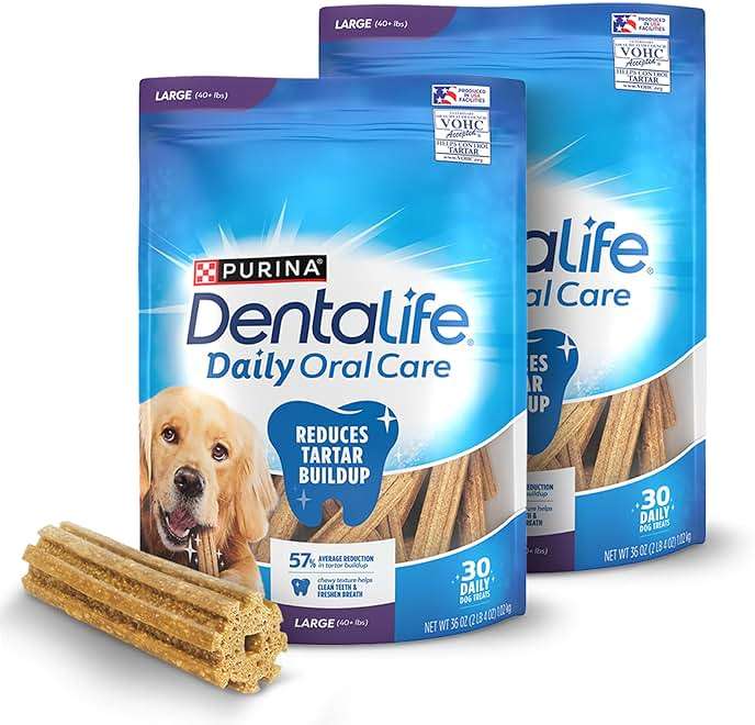 Purina DentaLife Daily Oral Care Large Dog Dental Chews Multipack - (Pack of 2) 30 ct. Pouches - Image 1