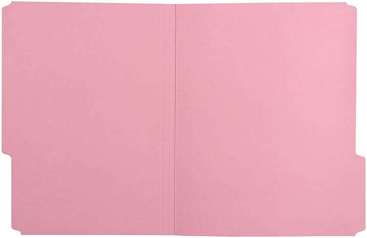 Amazon Basics File Folders for Organization, Letter Size, 1/3 Cut Tab, Pink, 36-Pack - Image 4