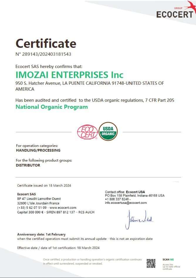 Imozai Organic Green Tea Bags 100 Count Individually Wrapped - Image 4