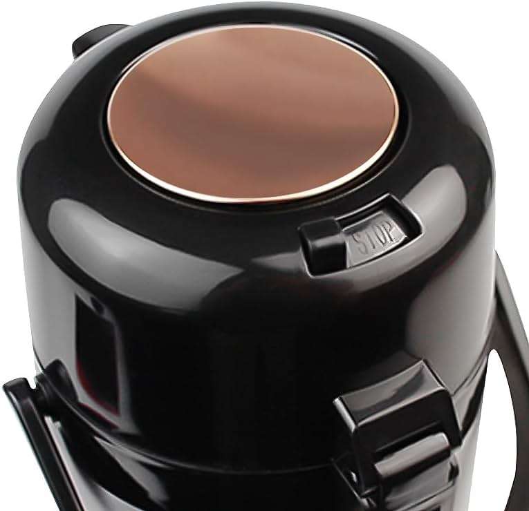 TOMAKEIT Airpot Coffee Carafe for Keeping Hot,102oz/3L Coffee Dispenser Thermal with Pump,Insulated Stainless Steel Hot Beverage Dispenser for Parties,Thermal Carafe for Hot Drinks Water Tea Chocolate - Image 8