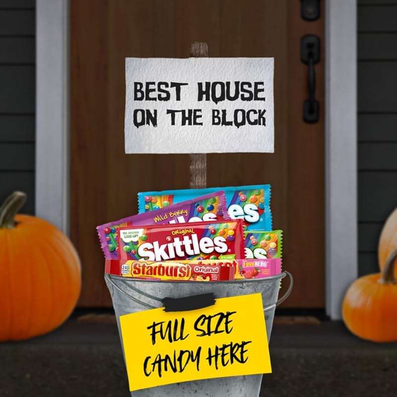 SKITTLES & STARBURST Assorted Chewy Candy Variety Pack for Holidays, Gifts, Parties, Candy Assortment, 62.79 oz (30 Count) Bulk Box - Image 6