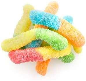 Yupik Sour Gummy Neon Worms, 2.2 lb (35.2 oz), Gluten-Free, Sweet & Sour, Fruity Flavors, Sugary Coating, Chewy Small Gummies, Fun Treat, Sweet Candy, Delicious Snack, Ideal for Gifting, Holidays & Baking - Image 3