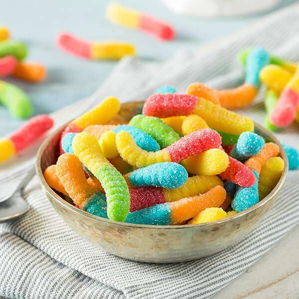 Yupik Sour Gummy Neon Worms, 2.2 lb (35.2 oz), Gluten-Free, Sweet & Sour, Fruity Flavors, Sugary Coating, Chewy Small Gummies, Fun Treat, Sweet Candy, Delicious Snack, Ideal for Gifting, Holidays & Baking - Image 5