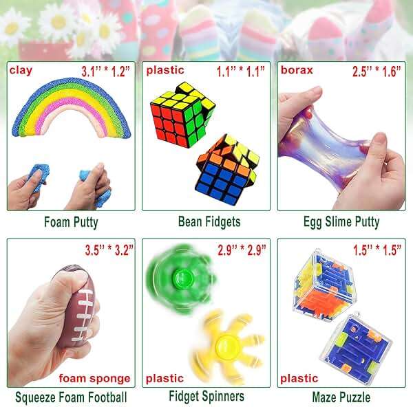 Scientoy Fidget Toy Set, 35 Pcs Sensory Toy for ADD, OCD, Autistic Children, Adults, Anxiety Autism to Stress Relief and Anti Anxiety with Motion Timer, Perfect for Classroom Reward with Gift Box - Image 6