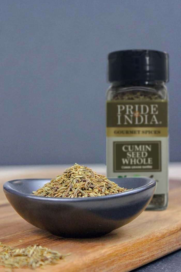 Pride of India Cumin Seeds Whole 2 oz | Jeera Whole Spice Seeds for Cooking & Seasoning | Aromatic Indian Cumin Seeds for Curry, Rice, Masala & Everyday Kitchen Use | Fresh & Easy to Use - Image 3