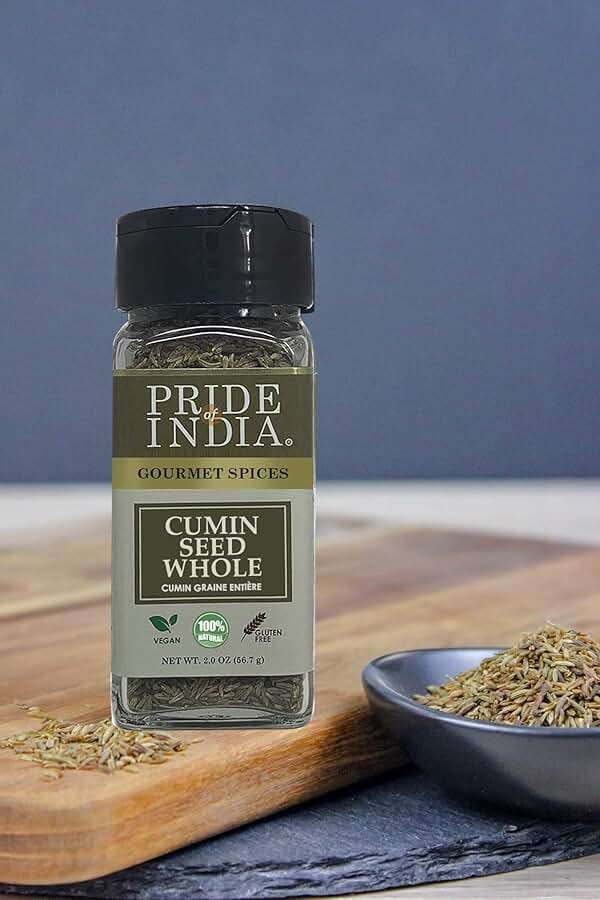 Pride of India Cumin Seeds Whole 2 oz | Jeera Whole Spice Seeds for Cooking & Seasoning | Aromatic Indian Cumin Seeds for Curry, Rice, Masala & Everyday Kitchen Use | Fresh & Easy to Use - Image 4