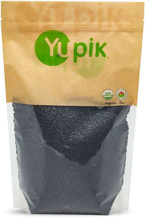 Yupik Organic Ancient Black Rice, 2.2 lb (35.2 oz), USDA certified, Kosher, Gluten-free, Whole Grain, Ideal for Cooking, Side Dishes, and Salads - Image 1