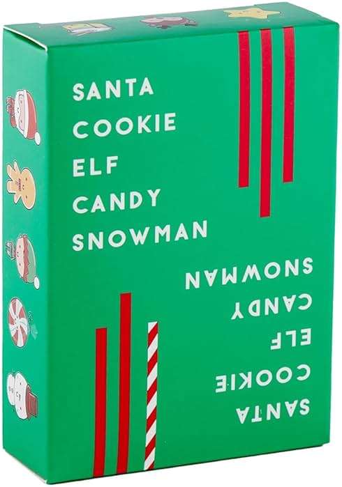Santa Cookie Elf Candy Snowman Christmas Edition Holiday Card Game by Taco Cat Goat Cheese Pizza | Great for Stockings and White Elephant Gift | Fun for Kids, Teens, Adults, and Families | 2-8 Players - Image 1