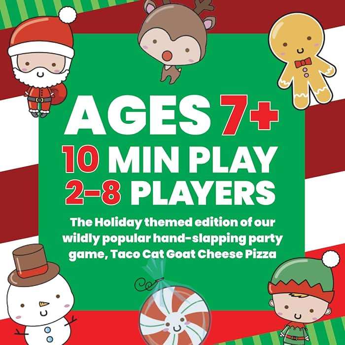 Santa Cookie Elf Candy Snowman Christmas Edition Holiday Card Game by Taco Cat Goat Cheese Pizza | Great for Stockings and White Elephant Gift | Fun for Kids, Teens, Adults, and Families | 2-8 Players - Image 4