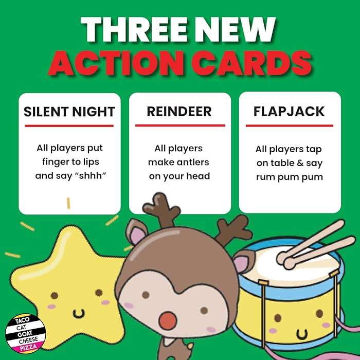 Santa Cookie Elf Candy Snowman Christmas Edition Holiday Card Game by Taco Cat Goat Cheese Pizza | Great for Stockings and White Elephant Gift | Fun for Kids, Teens, Adults, and Families | 2-8 Players - Image 6