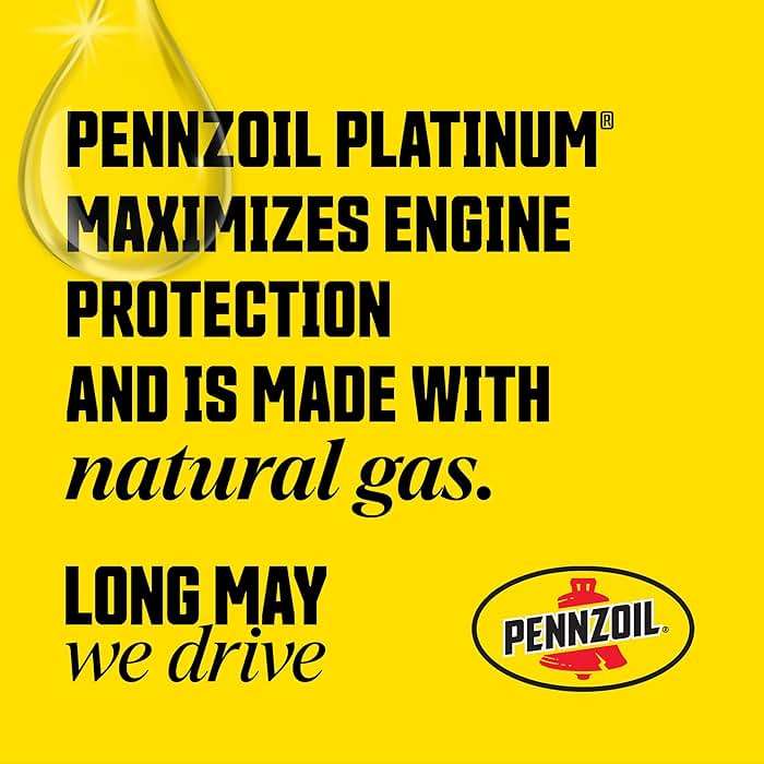 Pennzoil Platinum Euro Full Synthetic 5W-40 Motor Oil, 1 Quart (6 Pack) - Image 5