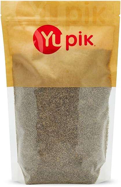 Yupik Chia Seed Powder, 2.2 lb (35.2 oz), GMO-Free, Kosher, Vegan, Made from Finely Ground Raw Chia Seeds, Salt-Free, Oil-Free, Rich in Fiber, Source of Omega-3, Ideal for Baking, Smoothies & Oatmeal - Image 1