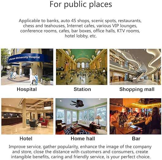 VIPATEY Wall Mounted Cell Phone Charging Station High Speed Cables with 8 Ports Applicable Airport Hospitals Banks Hotel Shopping Malls and Public Places - Image 6