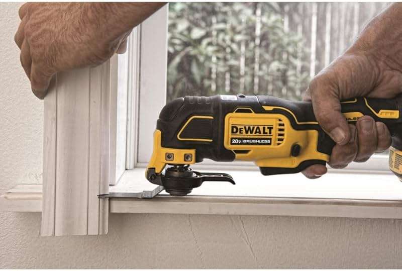 DEWALT atomic 20V MAX* Oscillating Tool, Cordless, Oscillating, Tool only (DCS354B), 1 item package quantity, Color Multi - Image 4