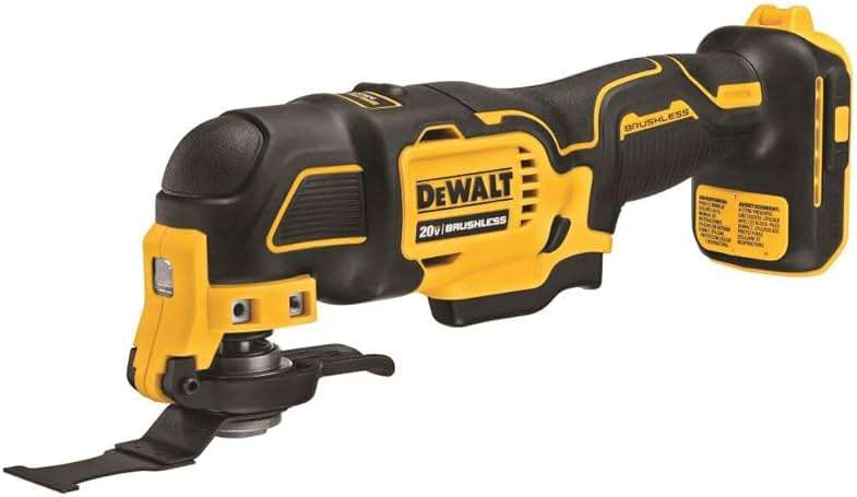 DEWALT atomic 20V MAX* Oscillating Tool, Cordless, Oscillating, Tool only (DCS354B), 1 item package quantity, Color Multi - Image 7