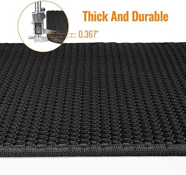 Cat Litter Mat Litter Box Mat, EVA Honeycomb Double Layer Design, Urine & Waterproof, Scatter Control Kitty Litter Mat, Less Waste, Easier To Clean,Washable, Black - Image 5