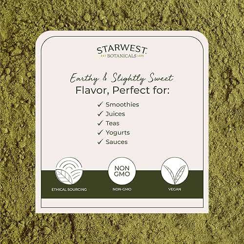 Starwest Botanicals Organic Moringa Leaf Powder - Natural Green Superfood Powder for Tea, Juice, & Smoothies, Certified Kosher, Non GMO - Bulk 1 lb Bag - Image 3