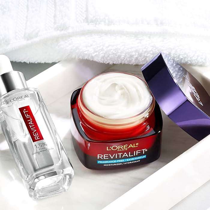 L'Oreal Paris Revitalift Anti-Aging Face Moisturizer, Pro Retinol, Vitamin C & Hyaluronic Acid to Reduce Wrinkles, Firm & Brighten Skin, 1.7 Oz - Image 8