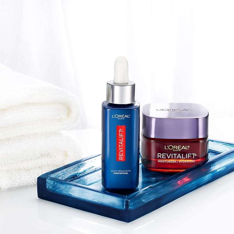 L'Oreal Paris Revitalift Anti-Aging Face Moisturizer, Pro Retinol, Vitamin C & Hyaluronic Acid to Reduce Wrinkles, Firm & Brighten Skin, 1.7 Oz - Image 9