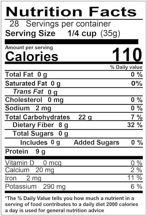 Yupik Organic Green Lentils, 2.2 lb (35.2 oz), Non-GMO, Vegan, Gluten-Free, Kosher, Raw, Source of Fiber, Iron & Protein, Fiber & Iron, Ideal for Soups, Salads & Plant-Based Meals - Image 2