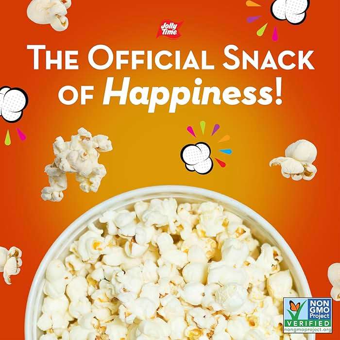 Jolly Time Simply Popped Butter Minis, Lightly Salted Microwave Popcorn, 1.5oz Personal Bag, 10 Bags Per Carton (1.5 Ounce (Pack of 30)) - Image 8